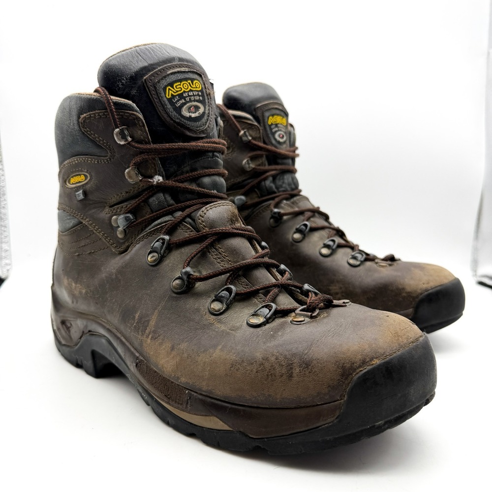 ASOLO TPS 520 GV EVO GTX Hiking Backpacking Outdoor Camping Boots Mens Size 11.5